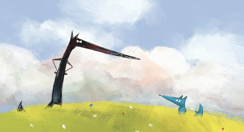 Grand loup et petit loup